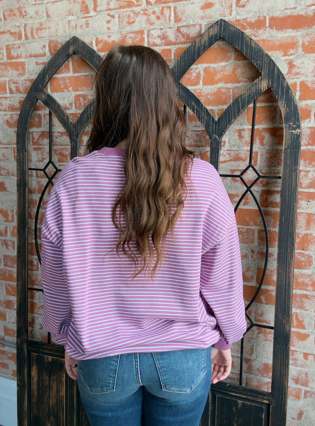 Relaxing Moments Striped Crewneck-3 Colors