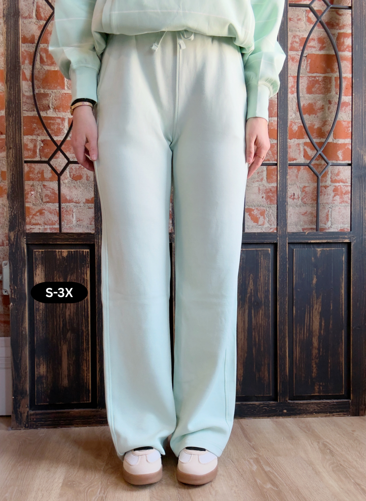 No Stress Basic Scuba Pant-Mint