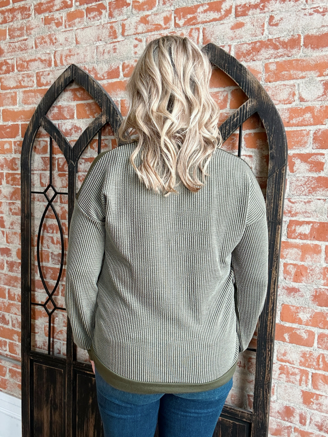 Every Now & Then Ribbed Long Sleeve-3 Colors