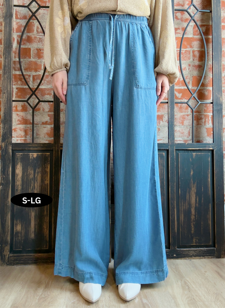 Take A Bargain Denim Tencel Pant