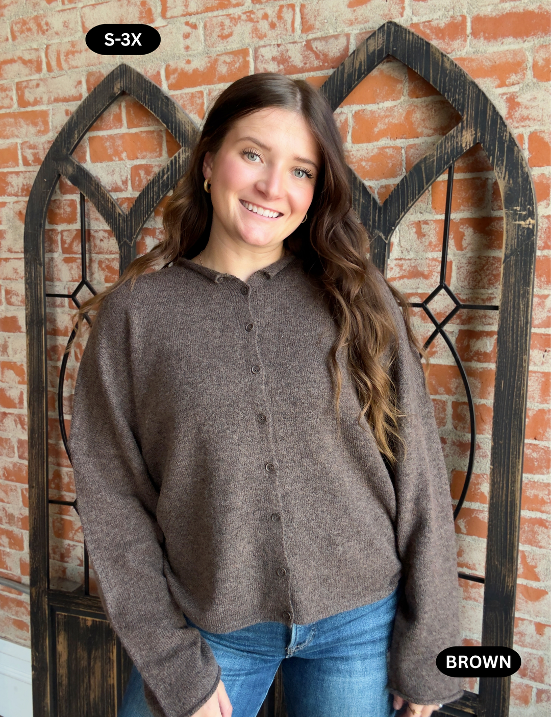 Always A Possibility Button Cardigan-3 Colors