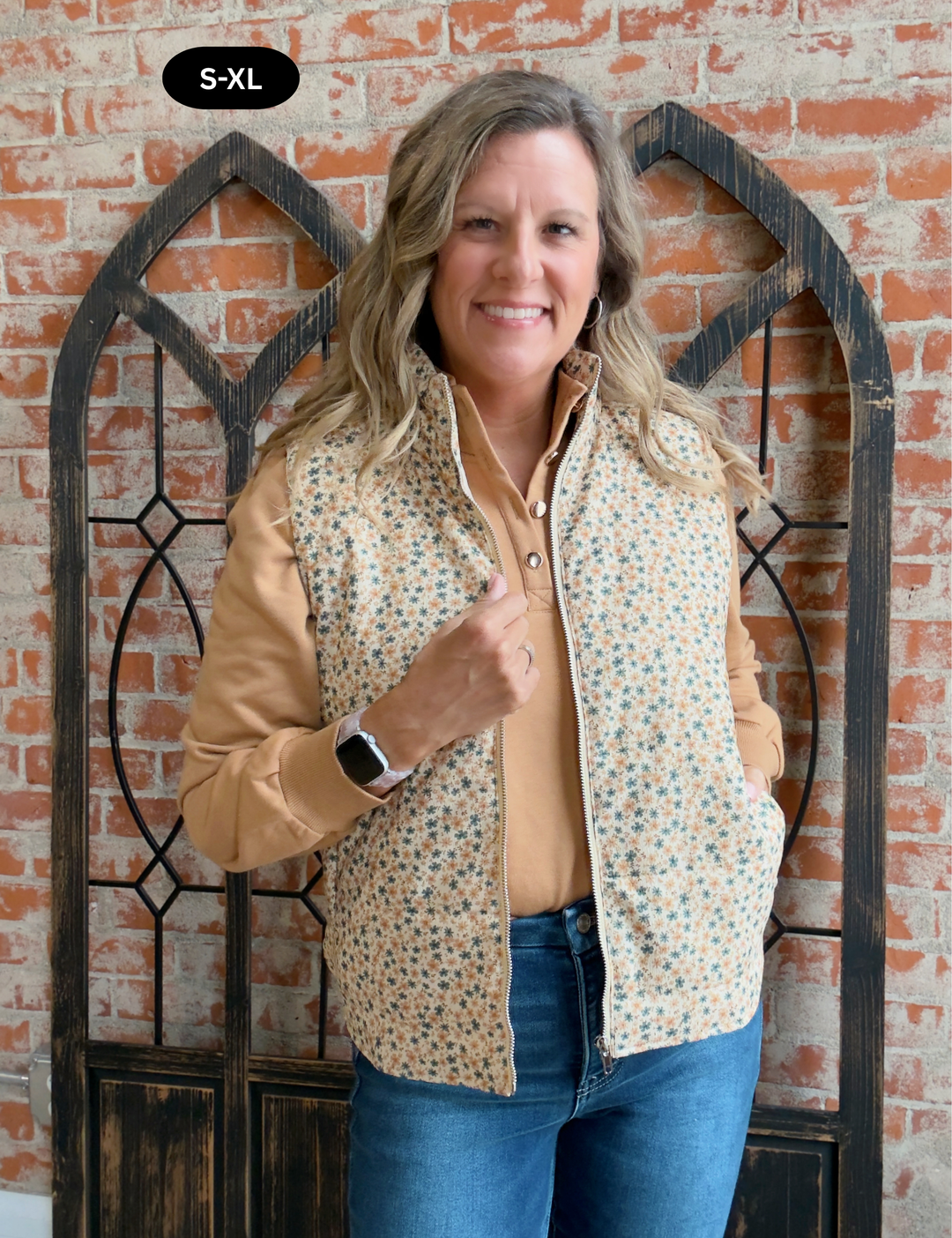 Find Me Blooming Floral Vest