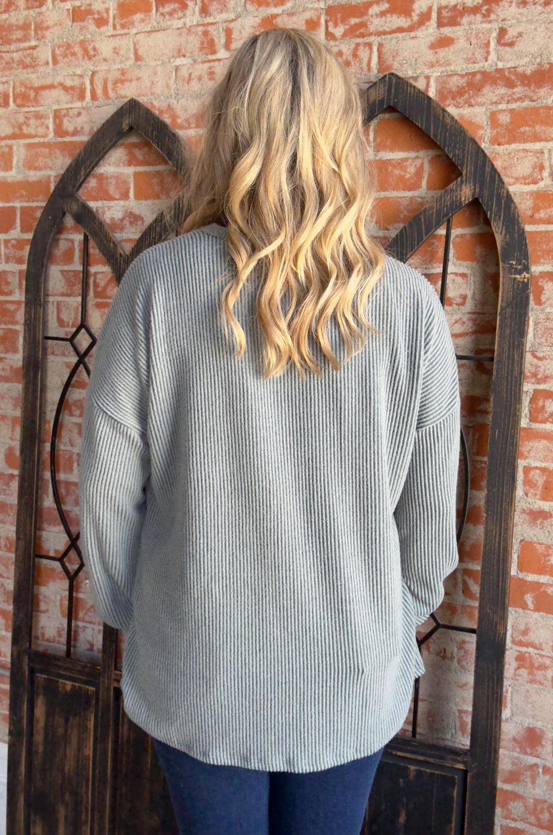 Tease Me Brushed Ribbed Long Sleeve