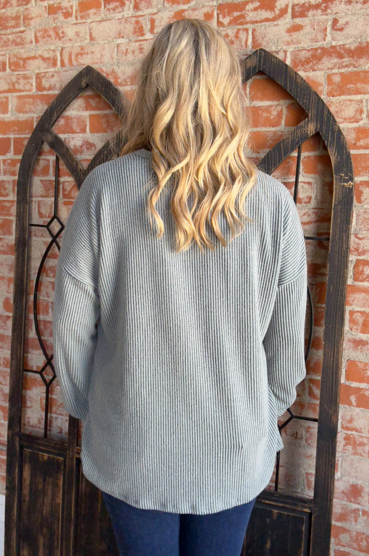 Tease Me Brushed Ribbed Long Sleeve