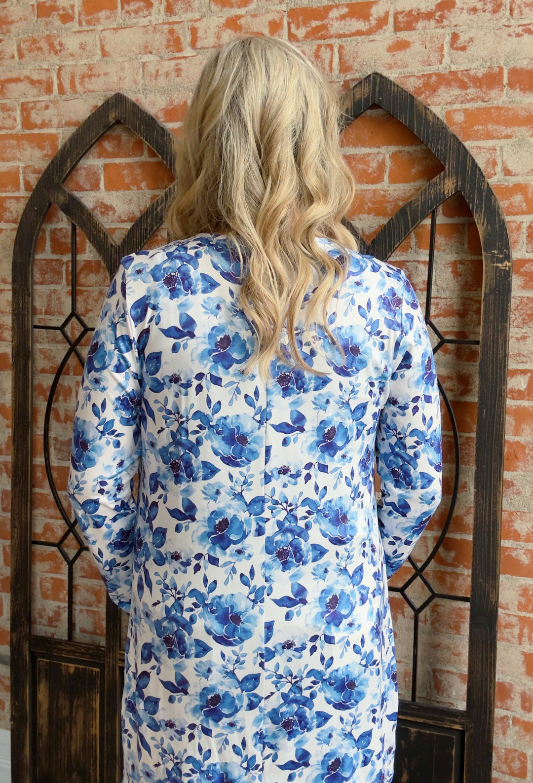 Bye Bye Blues Floral Cardigan