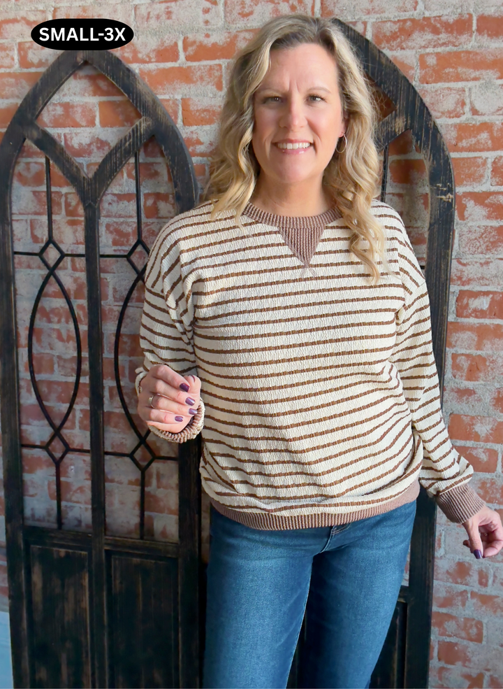 Good Feeling Striped Long Sleeve