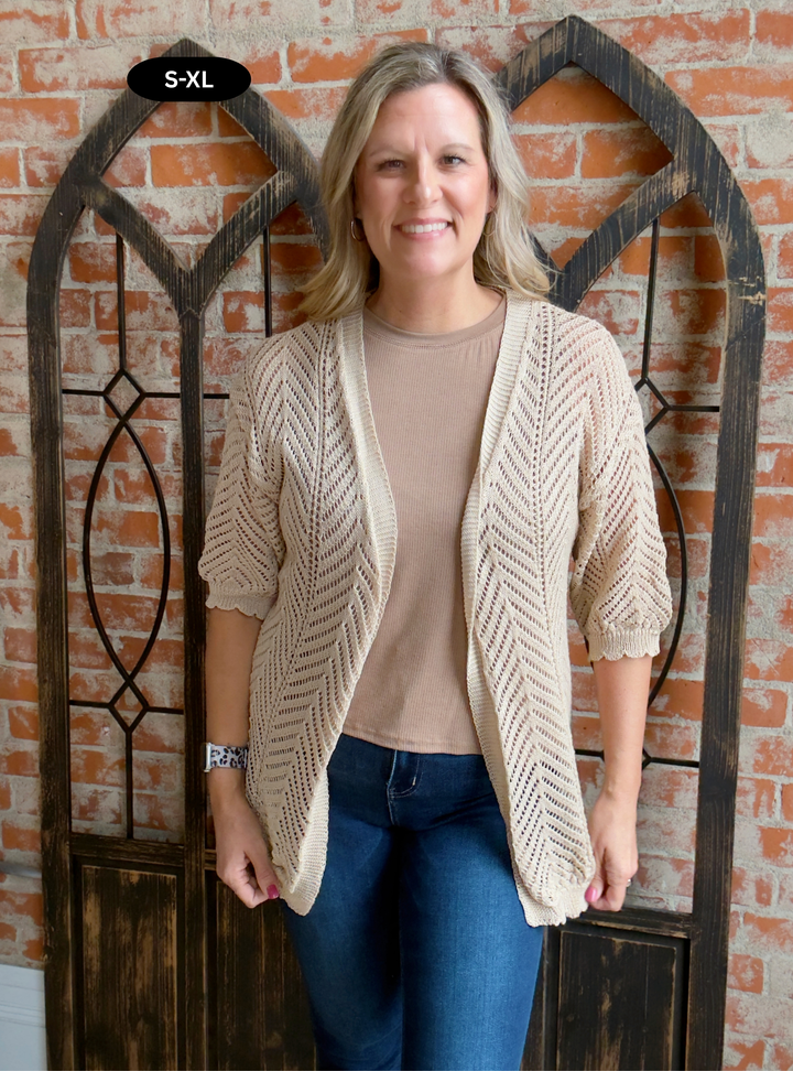 A Time To Relax Crochet Kimono