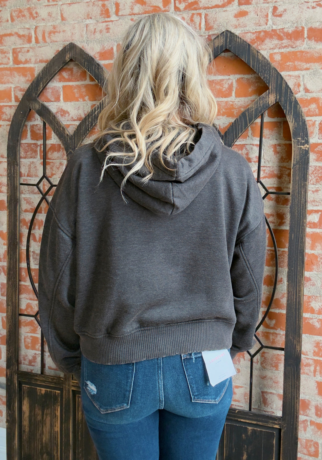 With A Passion Burnout Hoodie-Black