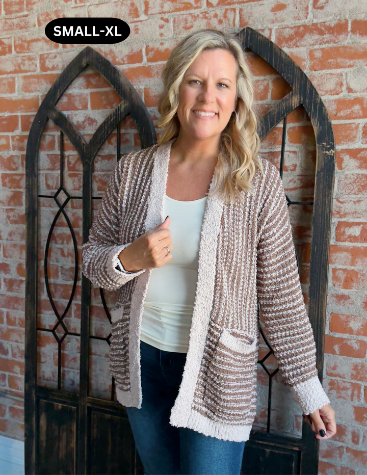 Thinking Cozy Plush Cardigan