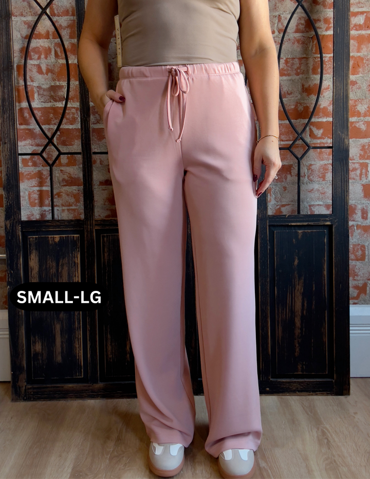 In Motion Scuba Pant-Blush