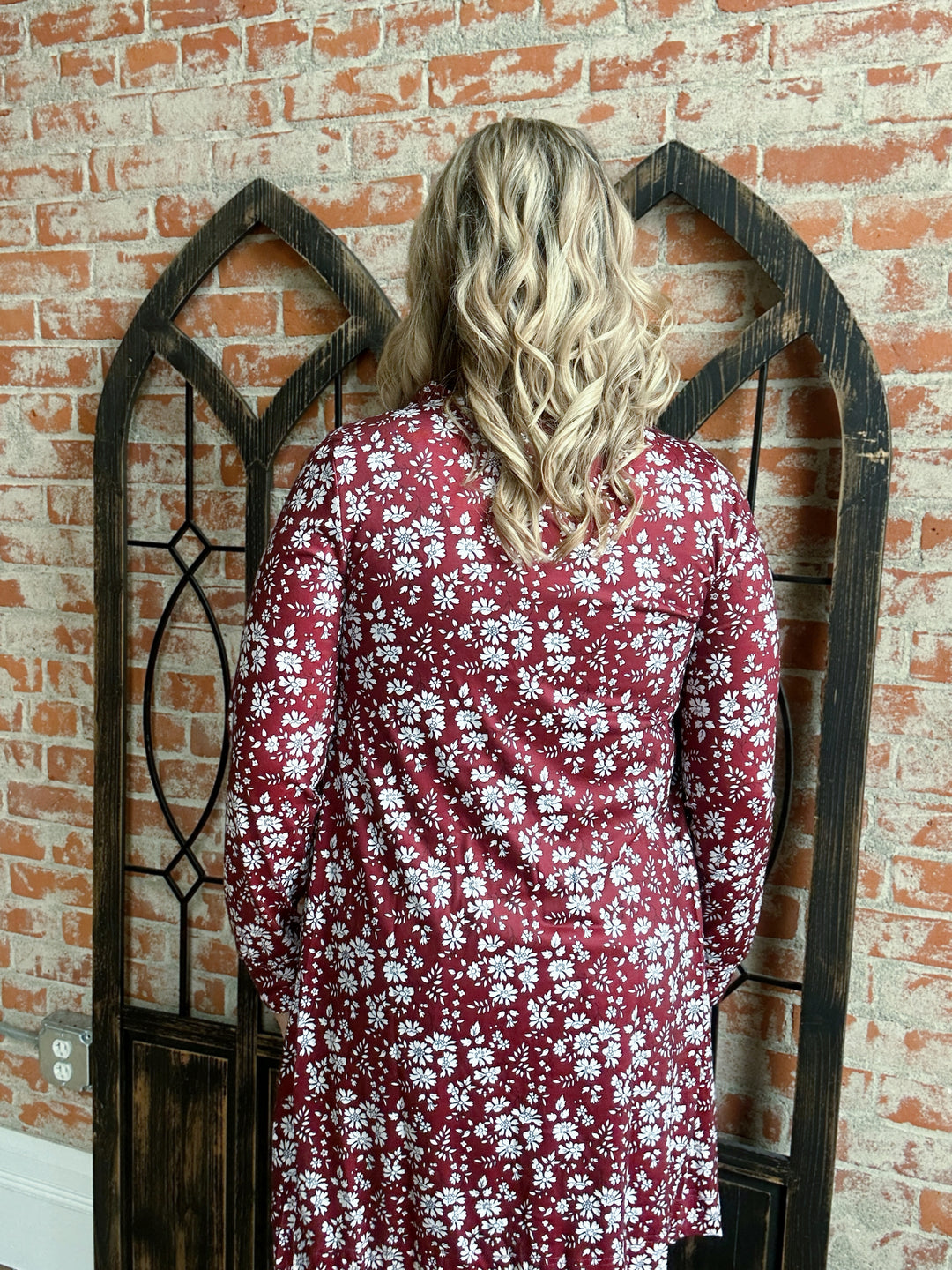 Cranberry Wildflower Cardigan