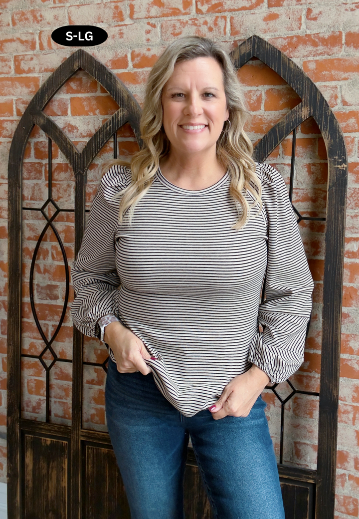 Always The Right Choice Striped Long Sleeve