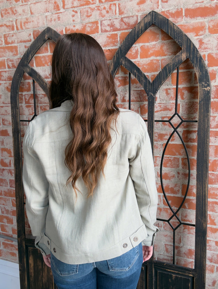 Closing Time Sage Jacket