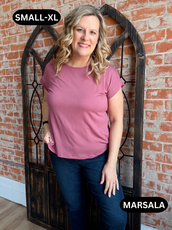 Making Promises Twist Back Tee- 3 Colors