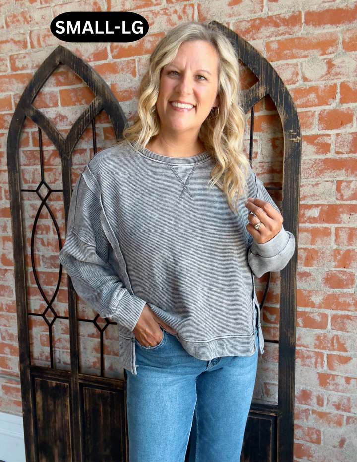 In Plain Sight Burnout Pullover