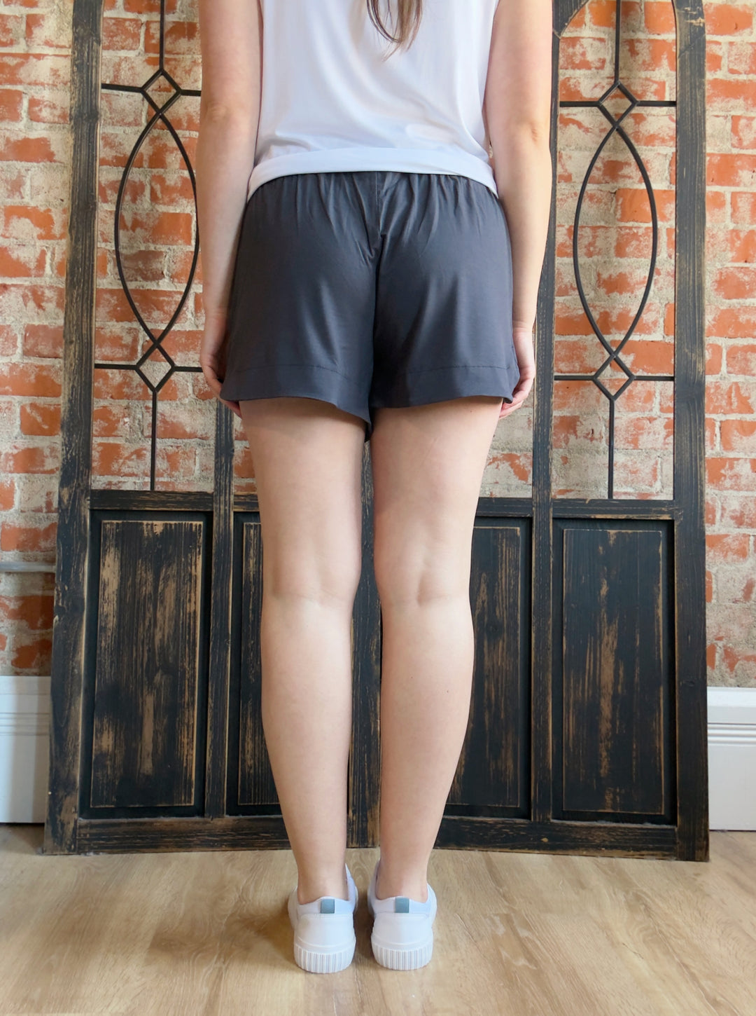 Best I've Ever Had Shorts-Charcoal