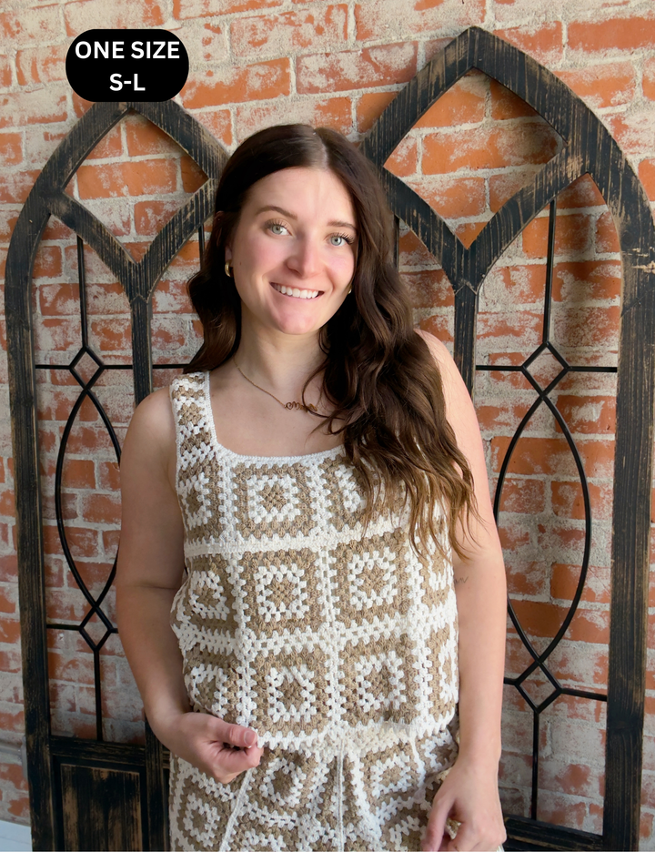In The Warm Nights Crochet Tank
