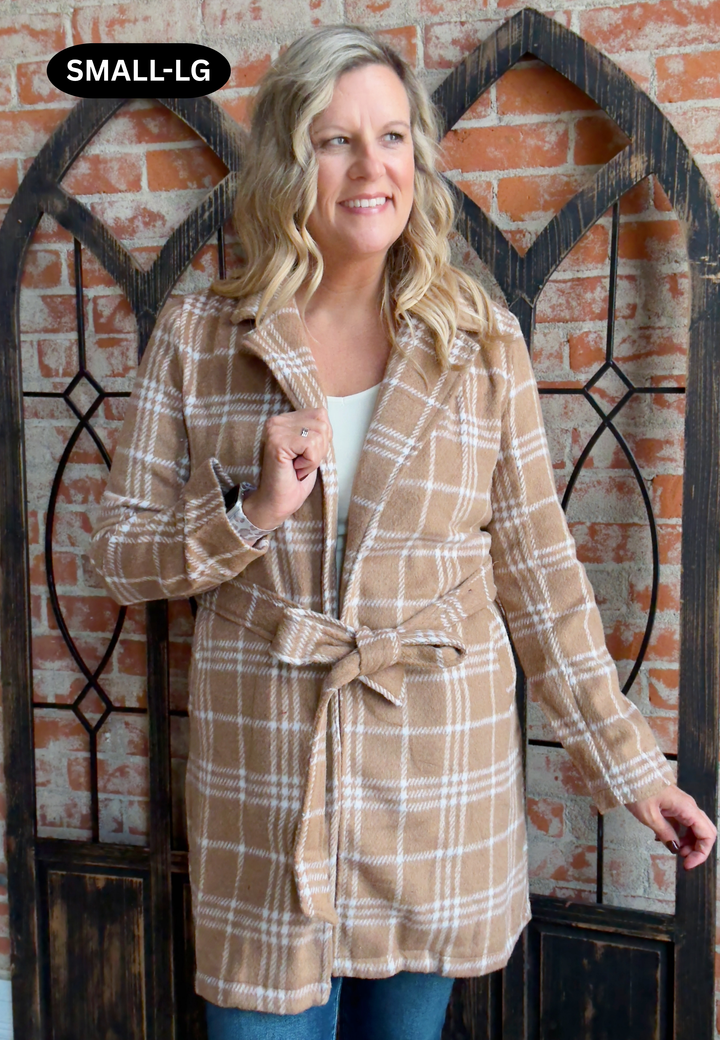 Dressed To Impress Plaid Jacket