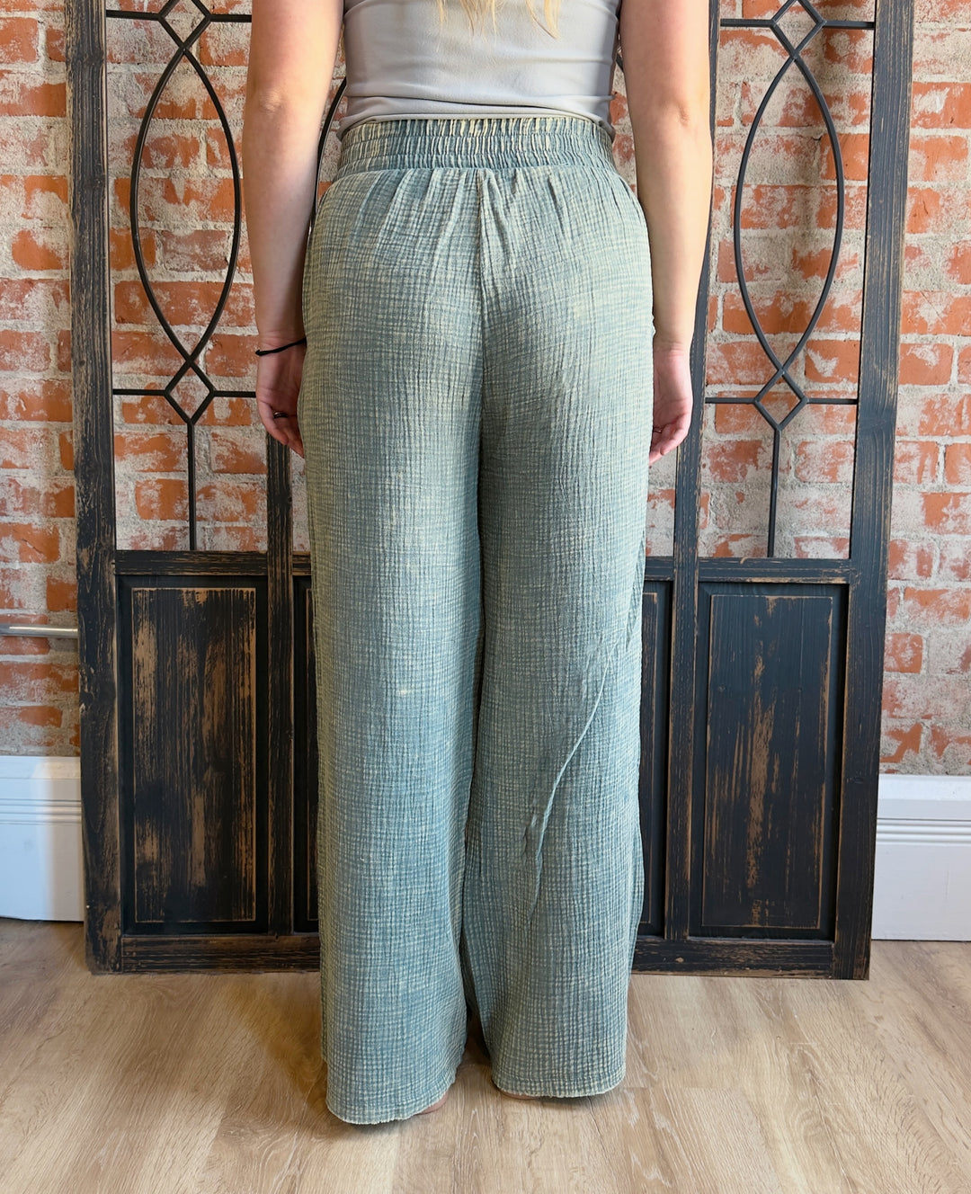 It's My Time Acid Wash Pants-Ash Jade