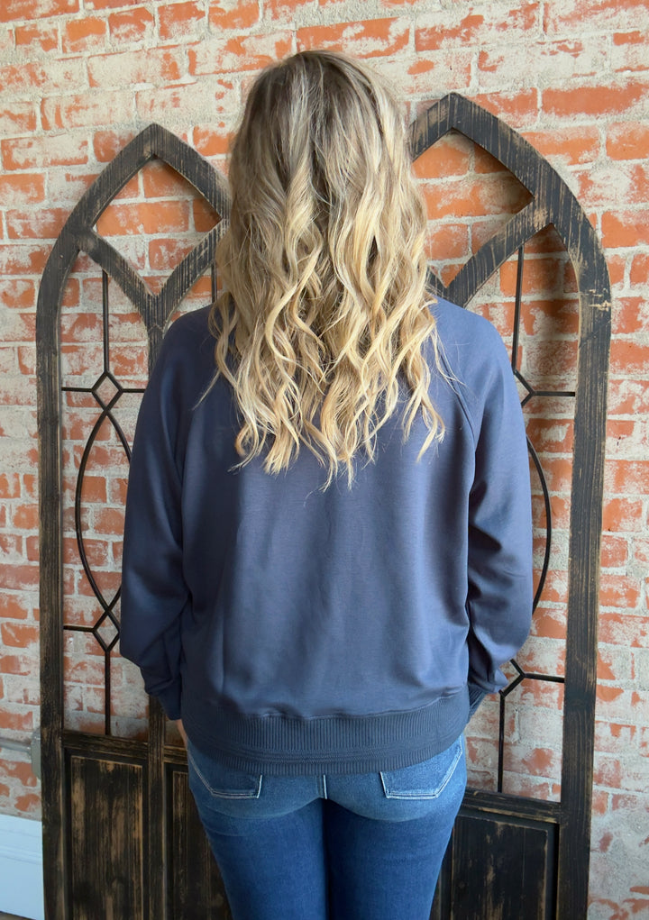 Check It Scuba Mock Neck-Navy