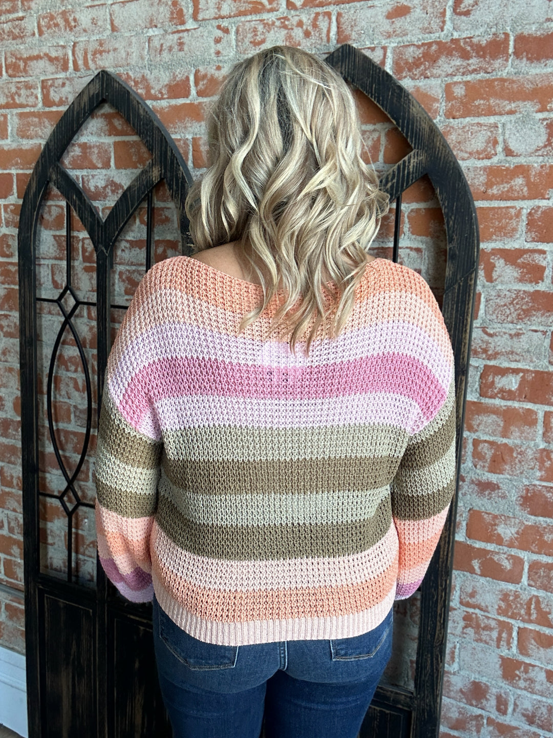 At The Right Time Stripe Sweater-2 Colors