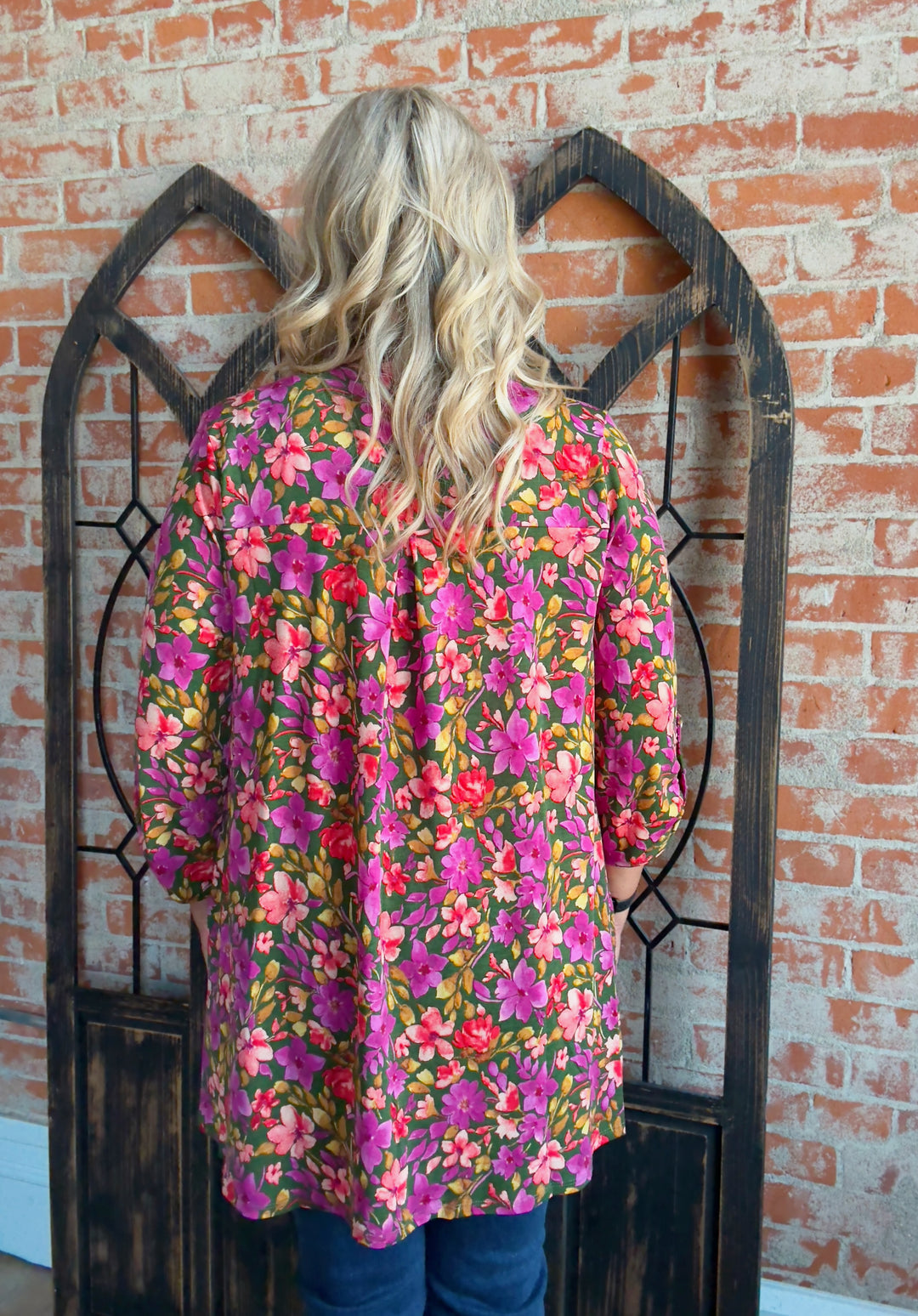 Paint A Pretty Picture Floral Kimono