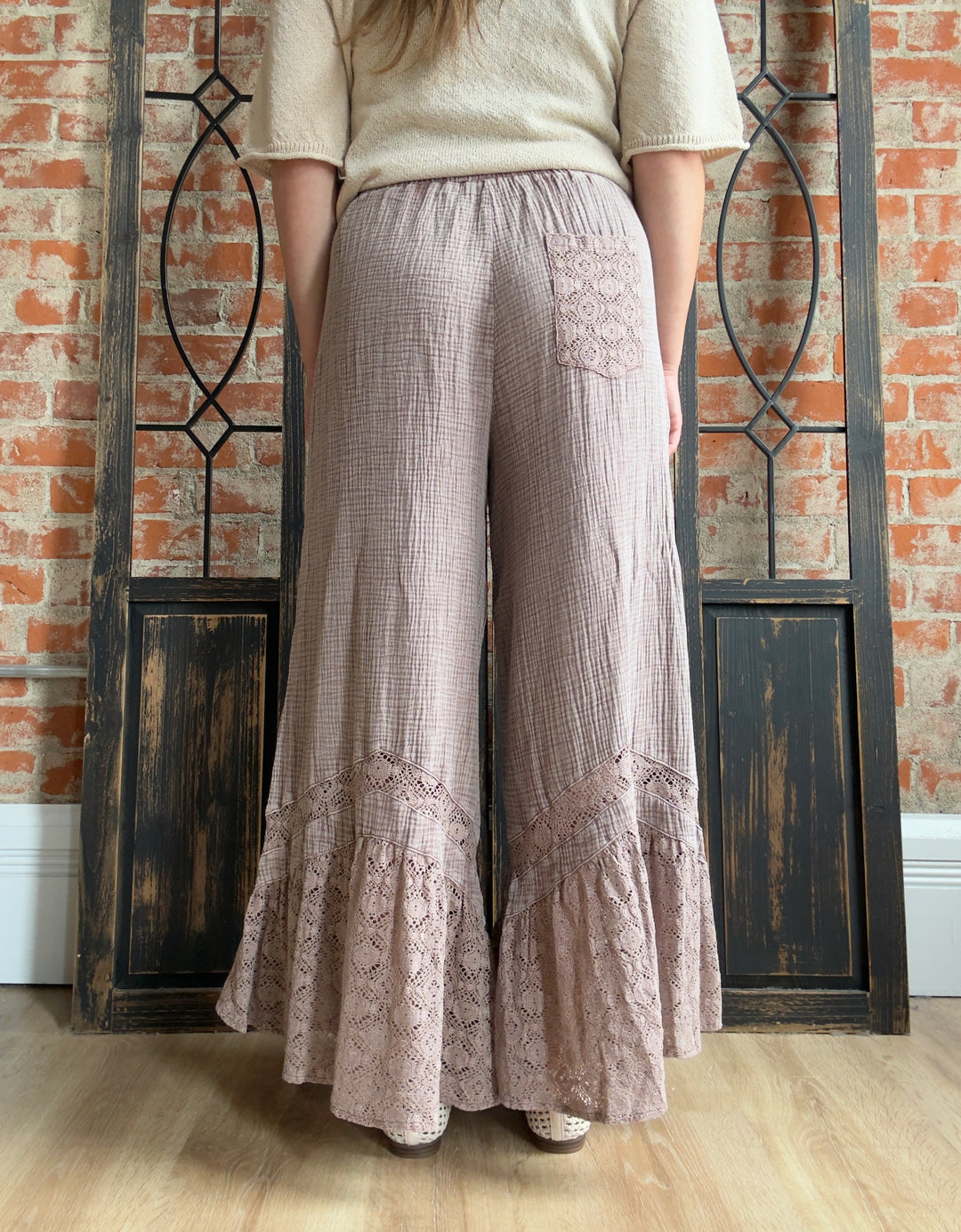 Dance the Dance Crochet Gauze Pant