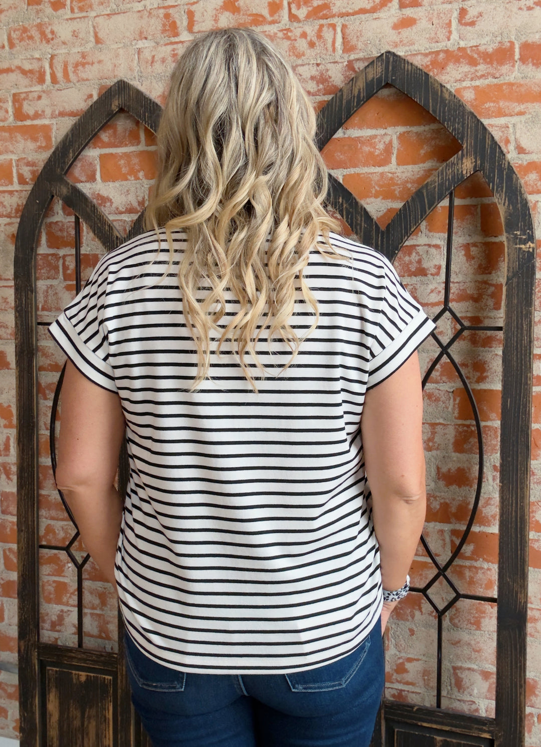 Look For Me Striped Tee
