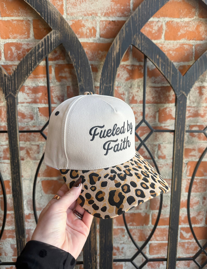 Leopard Fueled By Faith Hat