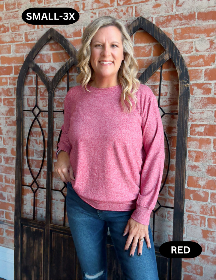 Take My Breath Away Brush Long Sleeve-Multiple