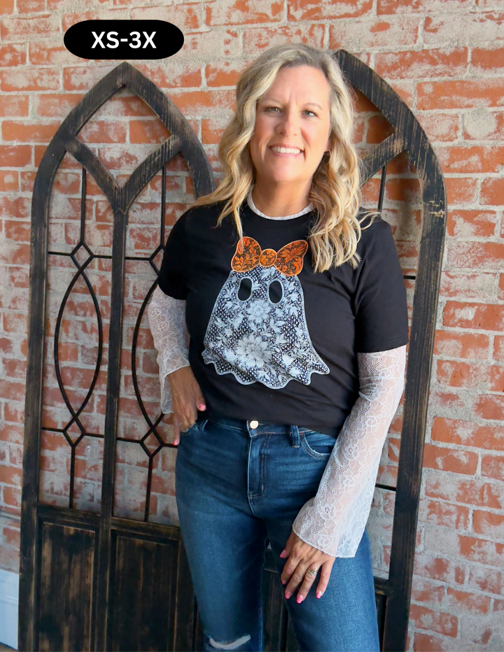 Grace The Lace Ghost Graphic Tee