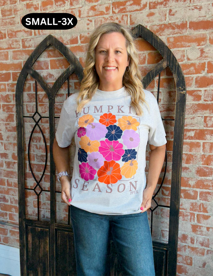 Pumpkin Season Colorful Graphic Tee