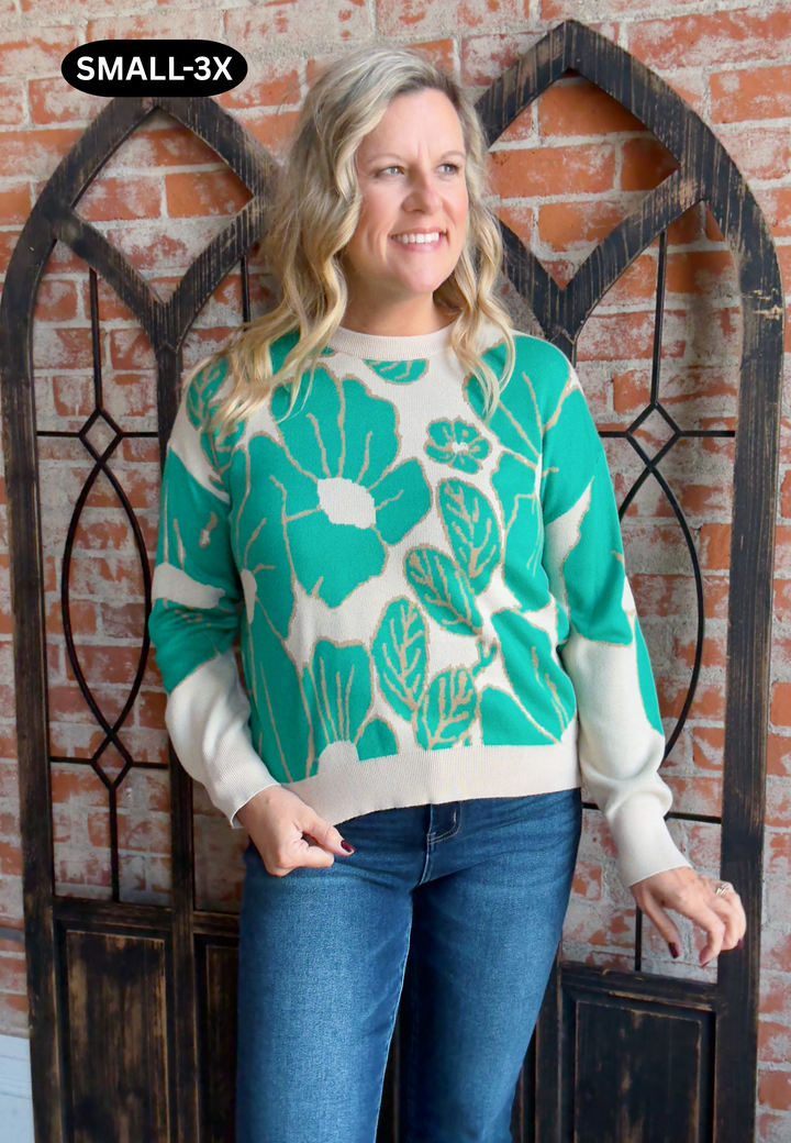Tell Me Your Secrets Floral Sweater