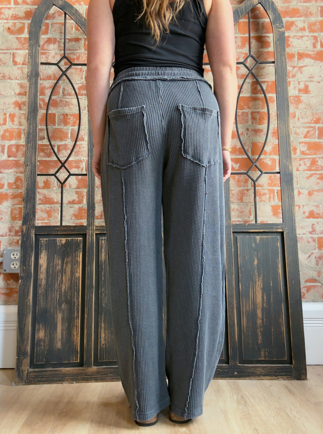 Thorough Thoughts Waffle Knit Pant