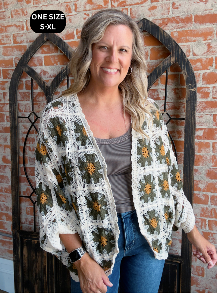 Brace For Fall Crochet Cardigan