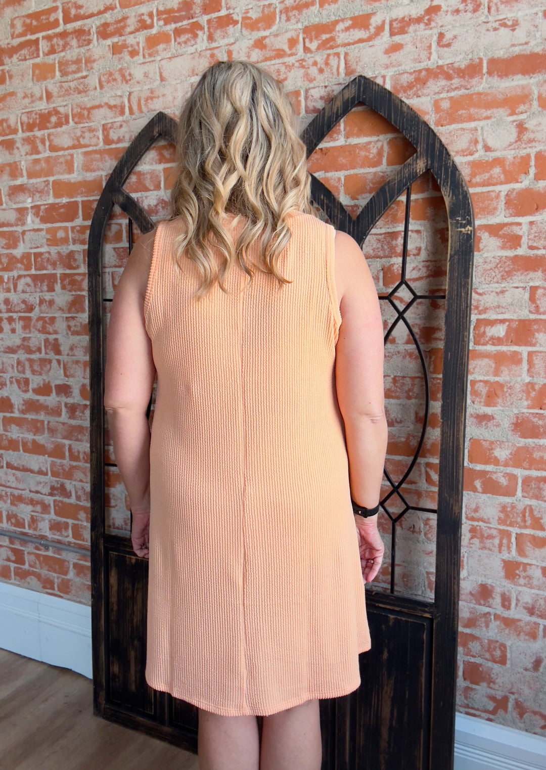 Make It Look Easy Ribbed Dress-2 Colors