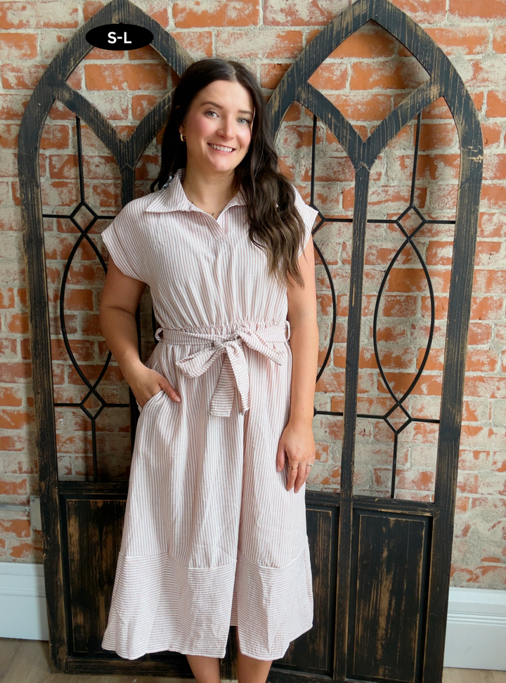 Giving Secrets Away Striped Dress
