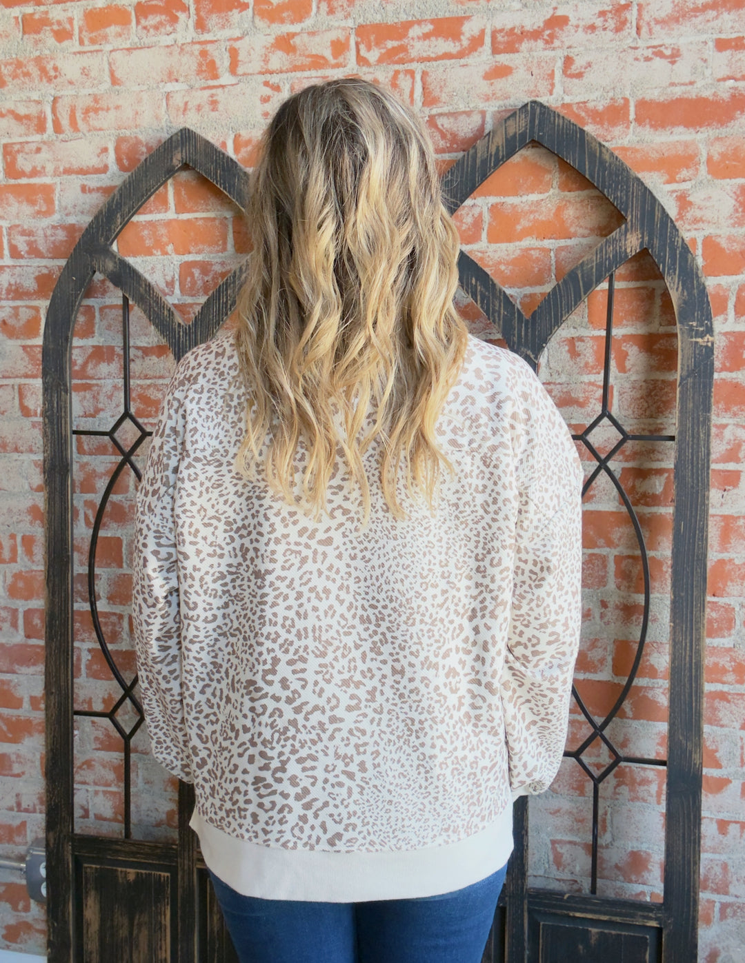 On The Prowl Mocha Crewneck