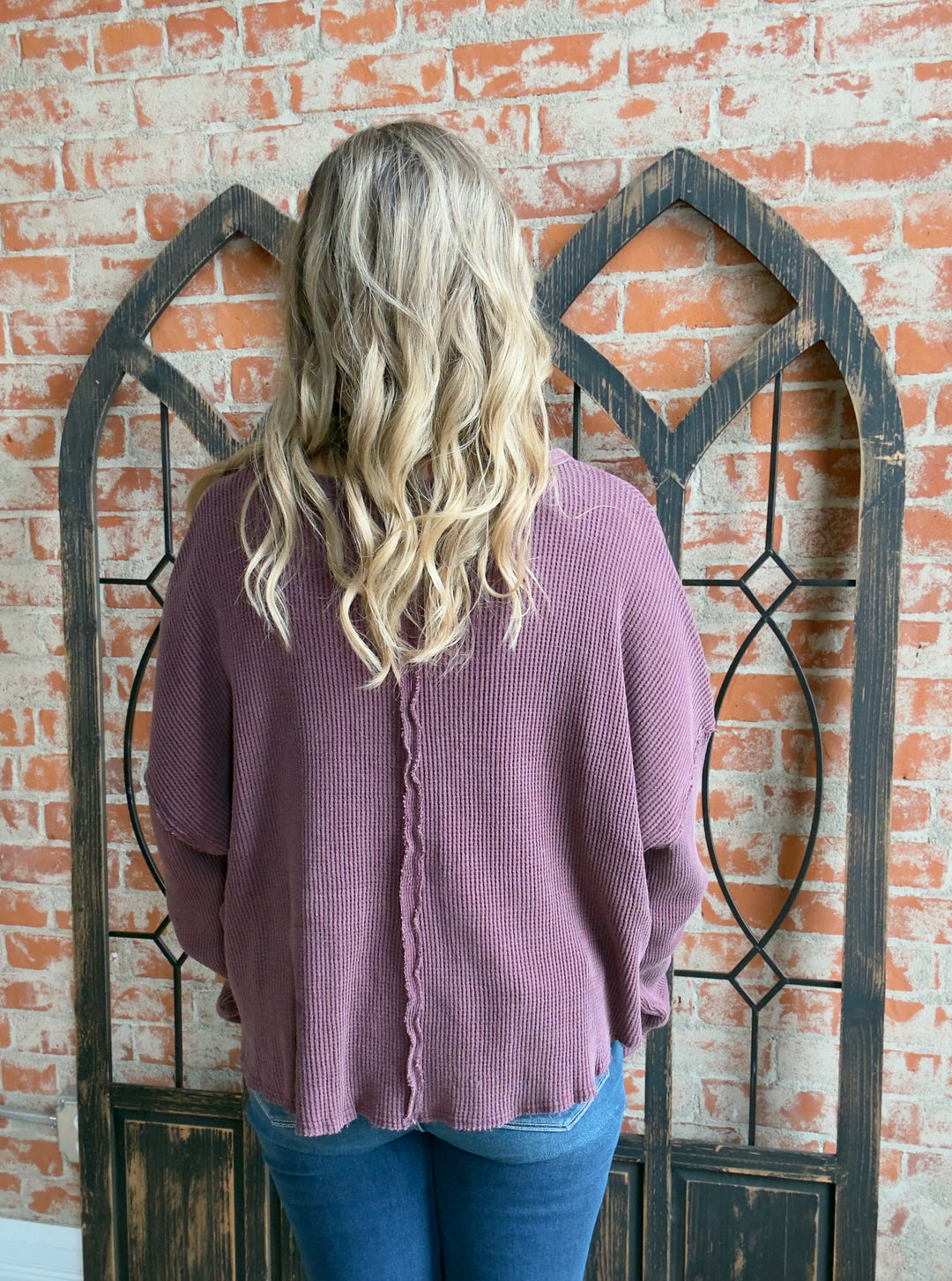 A Calm Day Waffle Knit Long Sleeve-3 Colors