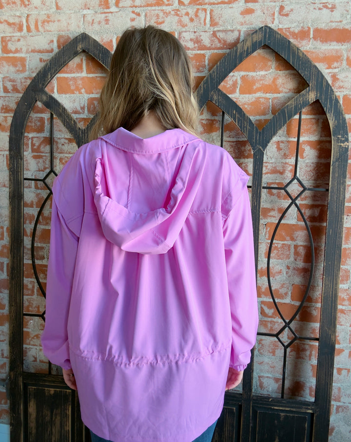 Just Go With It Spring Jacket- Orchid & Coral