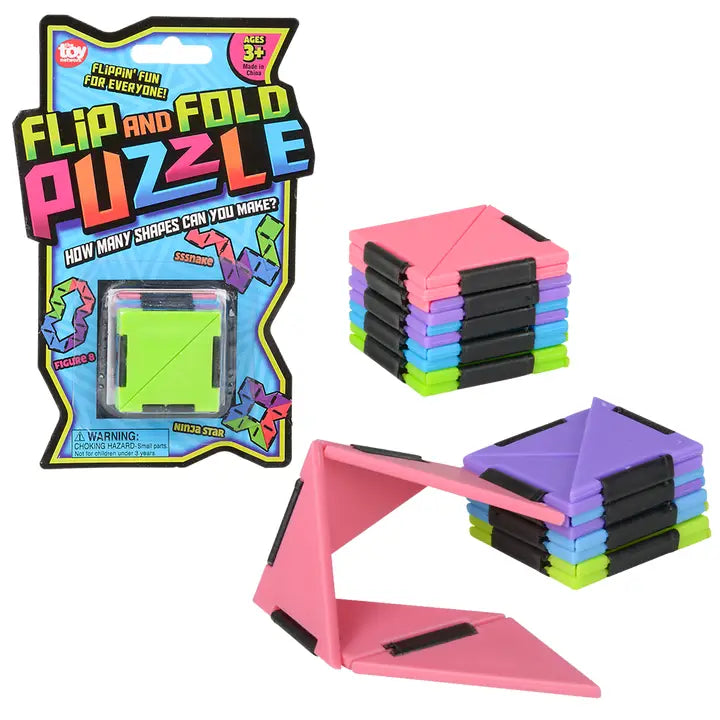 Flip and Fold Puzzle Game