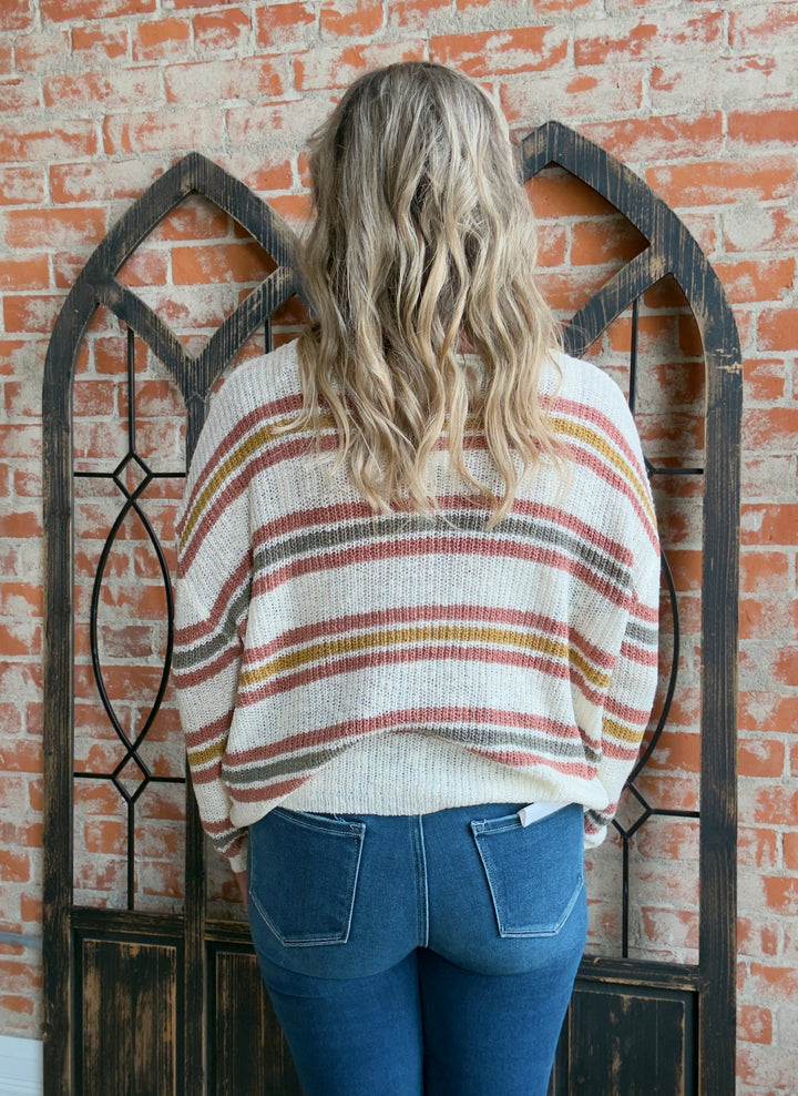 Sweet Combo Striped Sweater