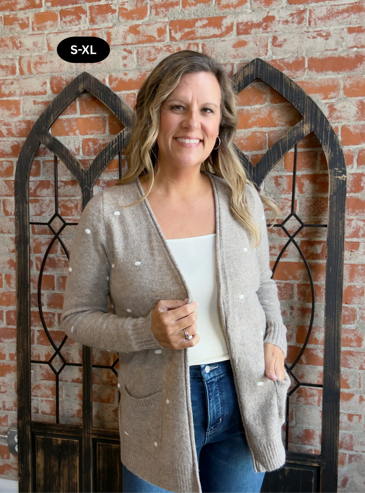 Hooked On You Polka Dot Cardigan