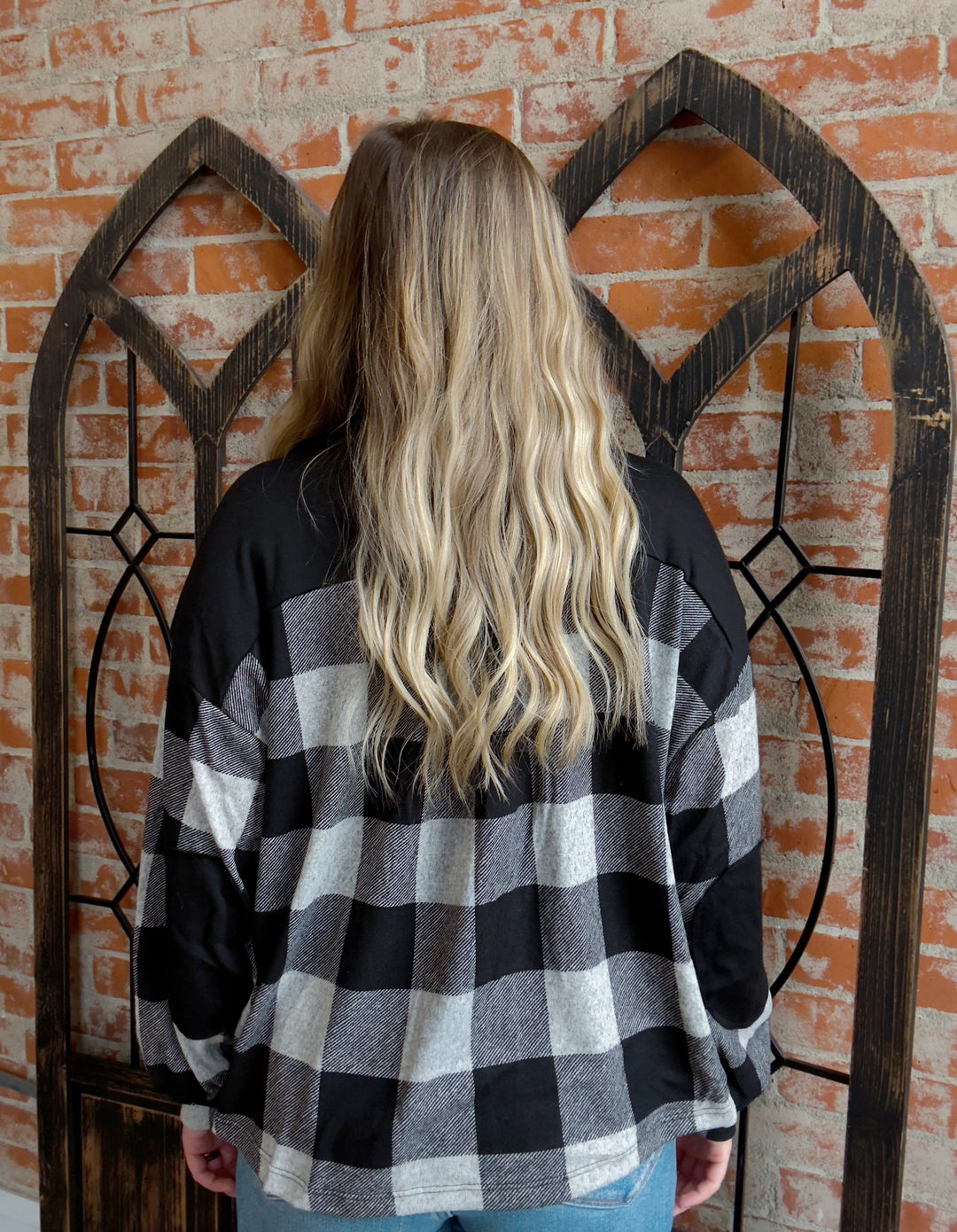 Glad Tidings Buffalo Plaid Shacket