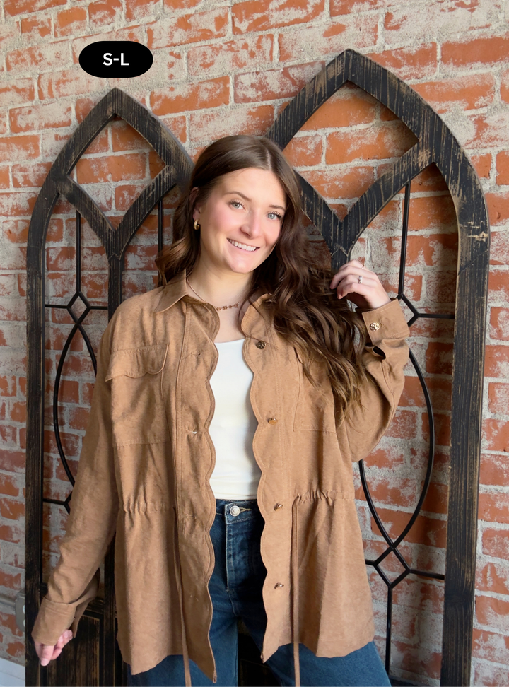 It's A Good Day Suede Jacket