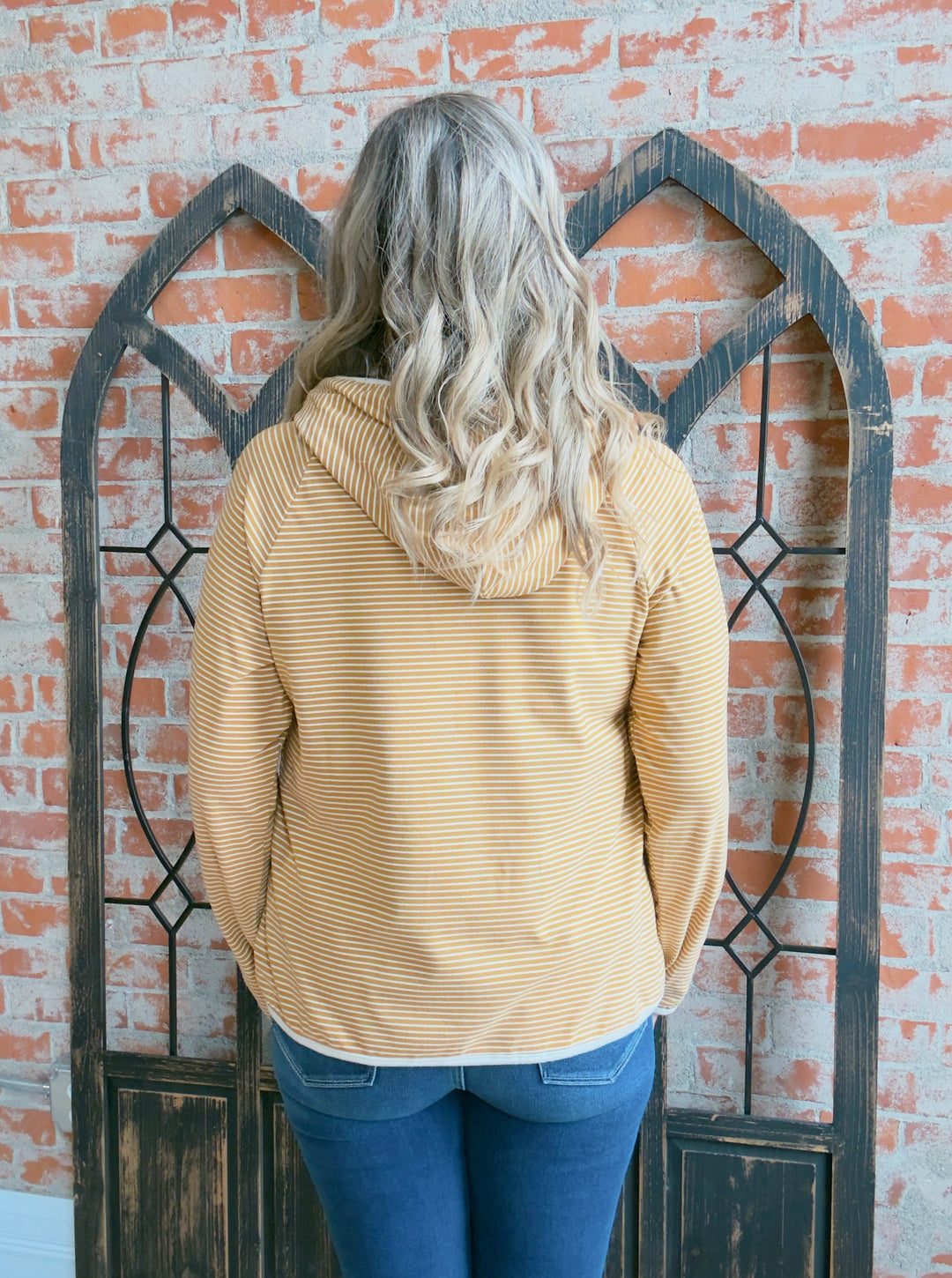 Golden Ticket Striped Hoodie