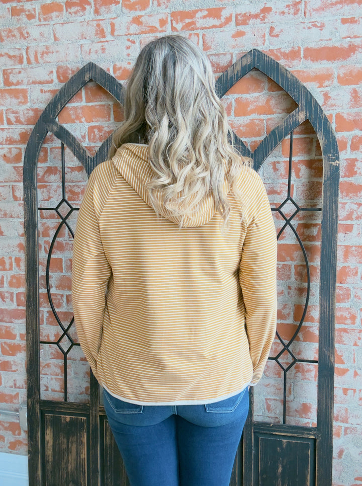 Golden Ticket Striped Hoodie