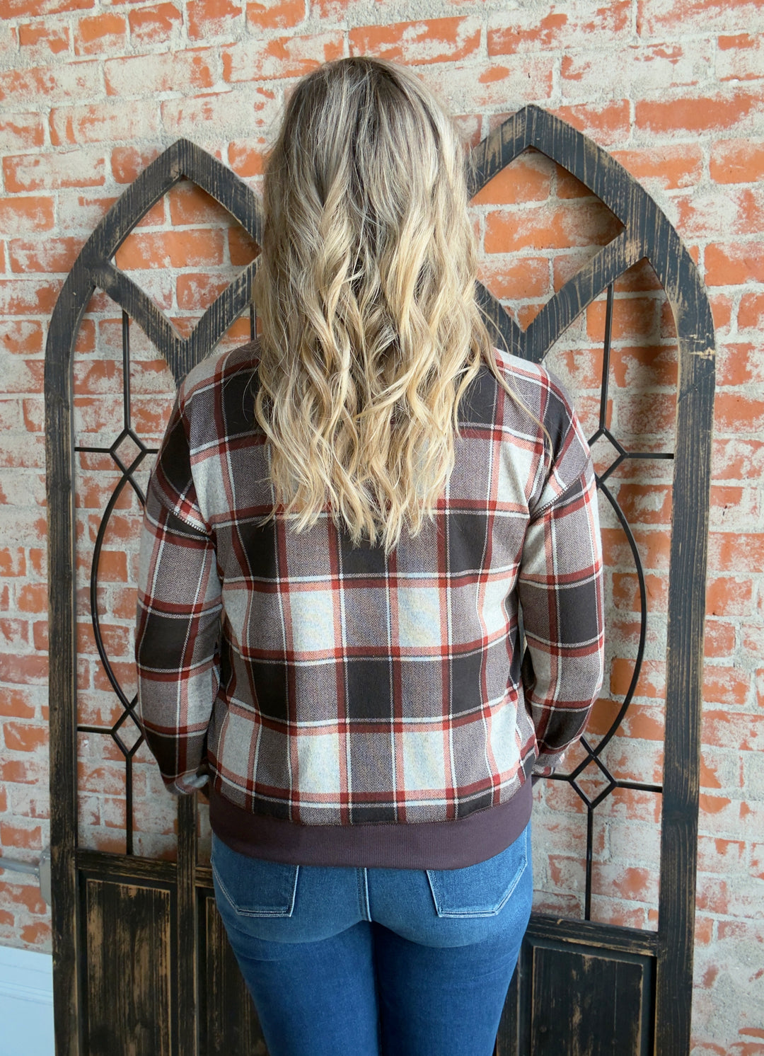 In Plain Sight Plaid Long Sleeve