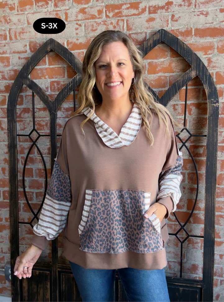 Fierce & Free Leopard Hoodie