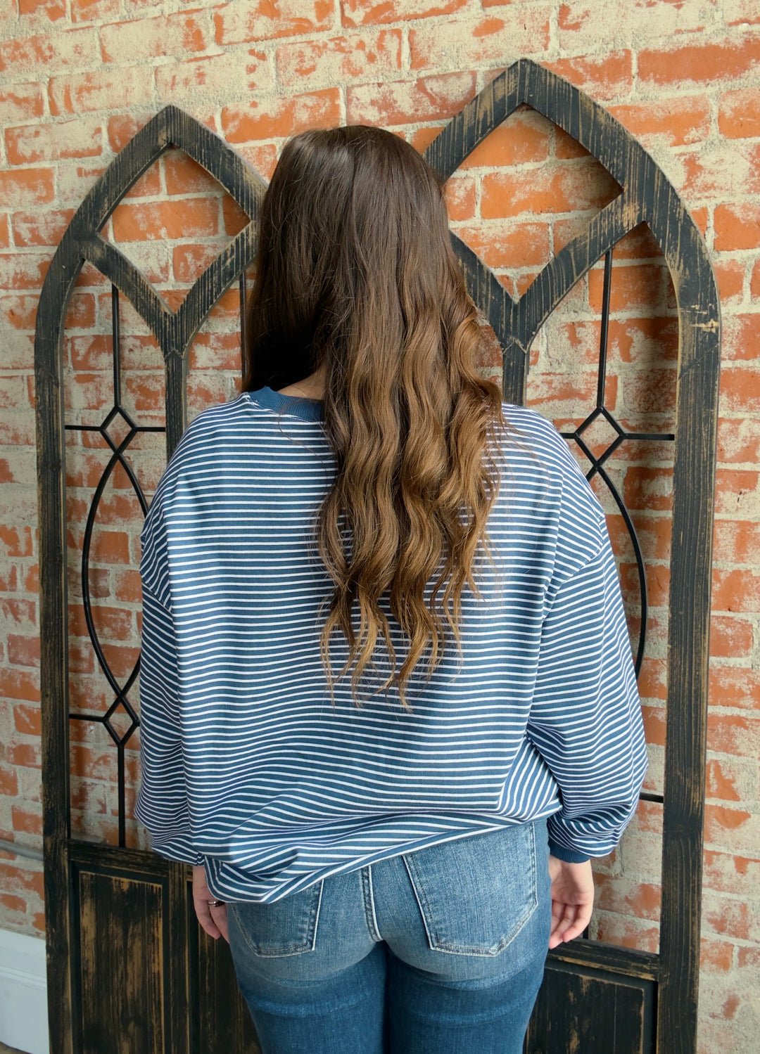 Relaxing Moments Striped Crewneck-3 Colors
